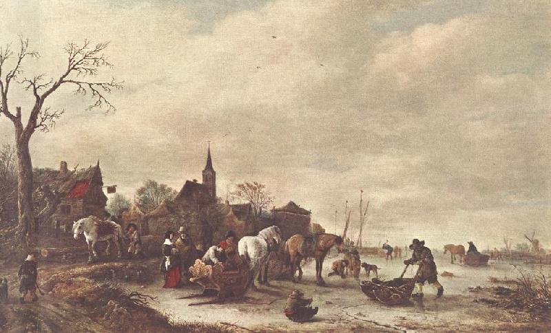 OSTADE, Isaack van Winter Landscape sg